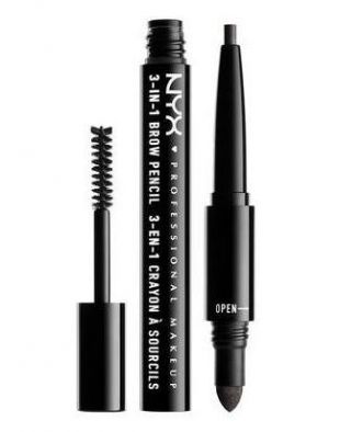 NYX 3-in-1 Brow Pencil Charcoal