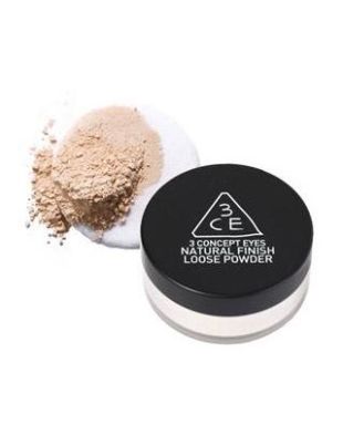 3CE Natural Finish Loose Powder 002 Natural Medium Beige