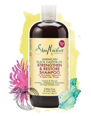 Shea Moisture Jamaican Black Castor Oil Strengthen & Restore Shampoo 