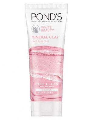 Pond's White Beauty Mineral Clay Face Cleanser 