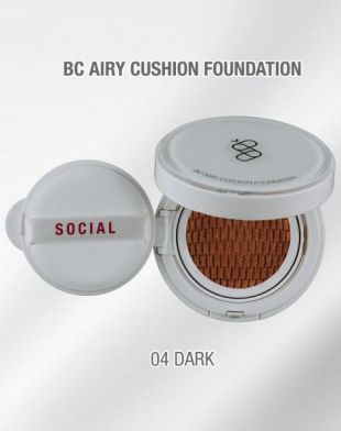 Social Cosmetics BC Airy Cushion Foundation 04 Dark