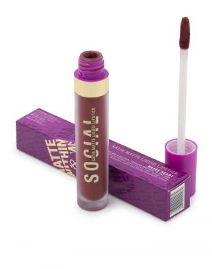 Social Cosmetics Matte Within Me Liquid Lipstick Brave Heart