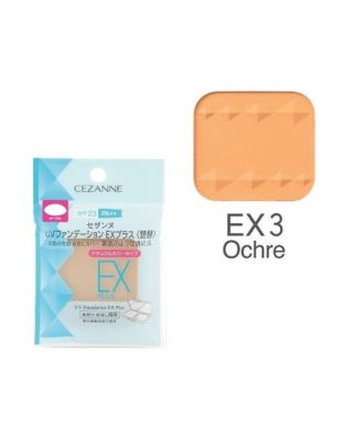 Cezanne UV Foundation EX PLUS EX3 Ochre