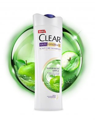 CLEAR Anti-Dandruff Scalp Care Shampoo Superfresh Apple