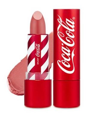 The Face Shop Coca-Cola Lipstick 01 Refreshing Rose