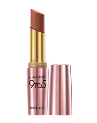 Lakmé 9to5 Primer + Matte Lip Color Caramel Cut