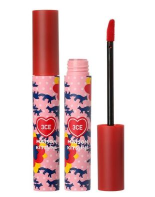 3CE Maison Kitsune Velvet Lip Tint Red Intense