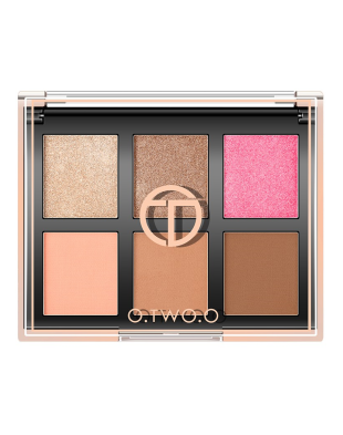 O.TWO.O 6 Colors Eyeshadow Palette No 4