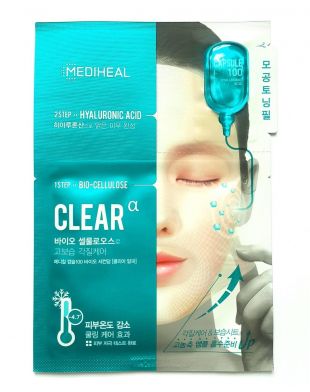 Mediheal Capsule 100 Bio Seconderm Mask Clear Alpha