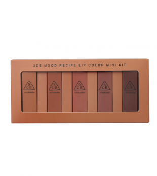 3CE Mood Recipe Lip Color Mini Kit 