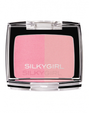 SilkyGirl Shimmer Duo Blusher Blushing Pink