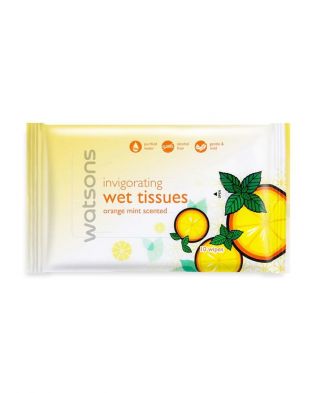 Watsons Invigorating Wet Tissues Orange