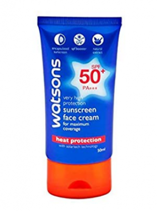 Watsons Sunscreen Face Cream SPF 50+ PA+++ 