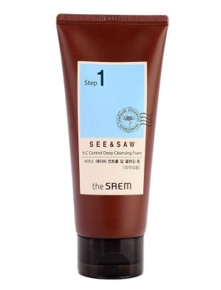 the SAEM SEE & SAW A.C Control Deep Cleansing Foam 