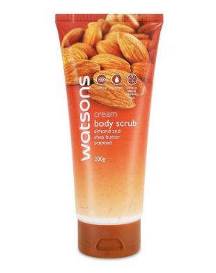 Watsons Scented Gel Body Scrub Almond and Shea Butter