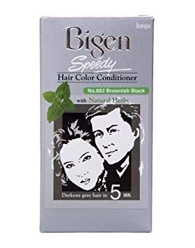 Bigen Speedy Hair Color Conditioner 882 Brownish Black