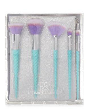 Primark PS Blue/Purple Ultimate Brush Set 