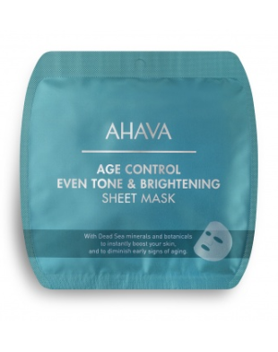 Ahava Age Control Even Tone & Brightening Sheet Mask 