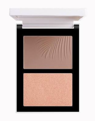 Focallure Sculpt Glow Powder Contour & Highlight Palette Duo 03 Ipanema Sun and Champagne Pop