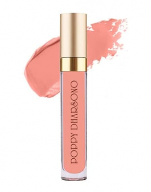 Poppy Dharsono Cosmetics Liquified Matte Lip Color 01 Peach Echo