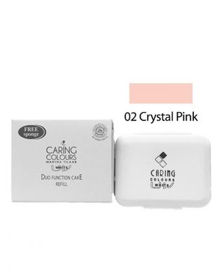 Caring Colours Duo Function Cake UV White 02 Crystal Pink