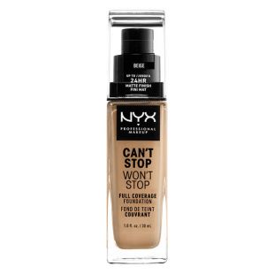 NYX Cant Stop Wont Stop Full Coverage Foundation Beige