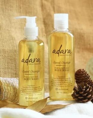 Adara Cosmetics Homemade Natural Body Wash Sweet Orange