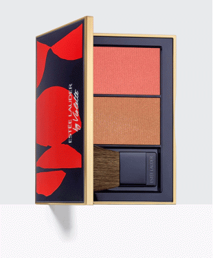 Estee Lauder Pure Colour Envy Sculpting Blush Duo by Violette 01 Soleil DorÃ© / 02 CamÃ©lia