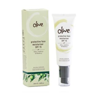 Olive Natural Skincare Protective Face Moisturiser SPF 15 