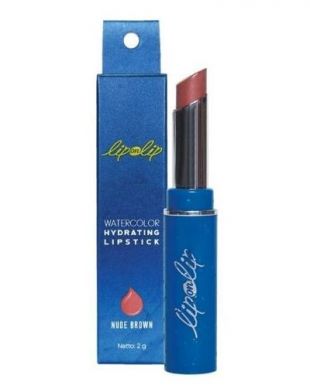 Lip on Lip Watercolor Hydrating Lipstick Nude Brown