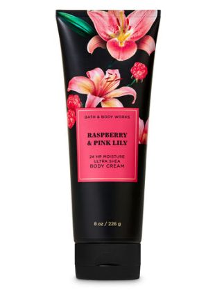 Bath and Body Works Ultra Shea Body Cream Raspberry & Pink Lily