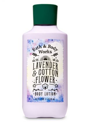 Bath and Body Works Super Smooth Body Lotion Lavender & Cotton Flower