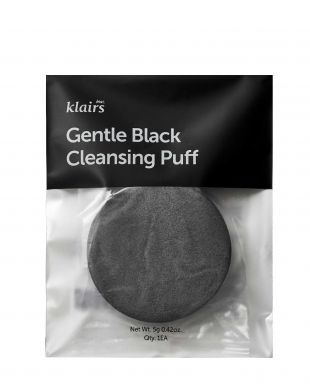 Dear, Klairs Gentle Black Cleansing Puff Black