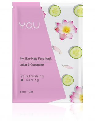 YOU Beauty My Skin-Mate Face Mask Lotus & Cucumber