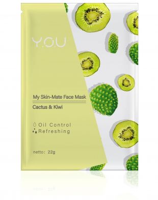 YOU Beauty My Skin-Mate Face Mask Cactus & Kiwi