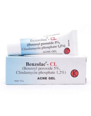 Benzolac CL Benzoyl peroxide 5%, Clindamycin phosphate 1.2%