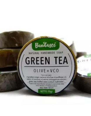 Bundases Natural Handmade Soap Green Tea Olive + VCO