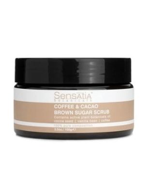 Sensatia Botanicals Coffee and Cacao Brown Sugar Scrub 