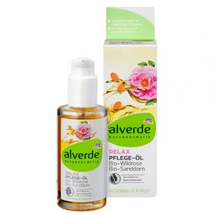 alverde Body Oil Relax Wild Rose Sea Buckthorn 