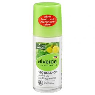 alverde Mint Bergamot Deodorant Roll-On 