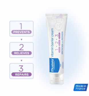 Mustela 1 2 3 Vitamin Barrier Cream 