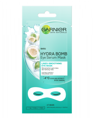Garnier Hydra Bomb Eye Serum Mask Lines-Smoothing Eye Mask
