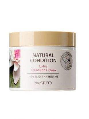 the SAEM Natural Condition Lotus Cleansing Cream 