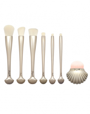 Jacquelle Beauty Brush Collection Sea Shell (Set of 7)