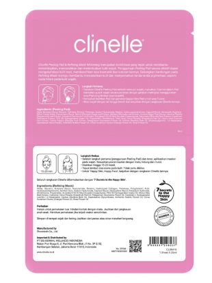 Clinelle Peeling Pad & Refining Mask Series 