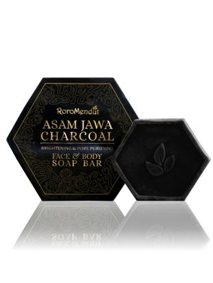 Roro Mendut Asam Jawa Charcoal Brightening & Pore Purifying Asam Jawa Charcoal Brightening & Pore Purifying Body & Face Soap Bar