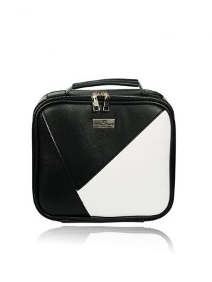 Armando Caruso Mini Beauty Bag Geometric Black 1973B