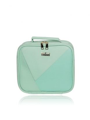 Armando Caruso Mini Beauty Bag Geometric Tiffany Blue 1973G