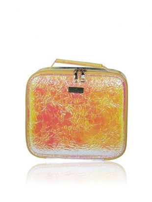 Armando Caruso Mini Beauty Bag Hologram Yellow 1971YEL