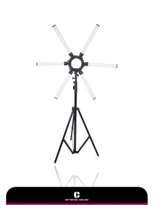 Armando Caruso Asterisk Ring Light Black 207